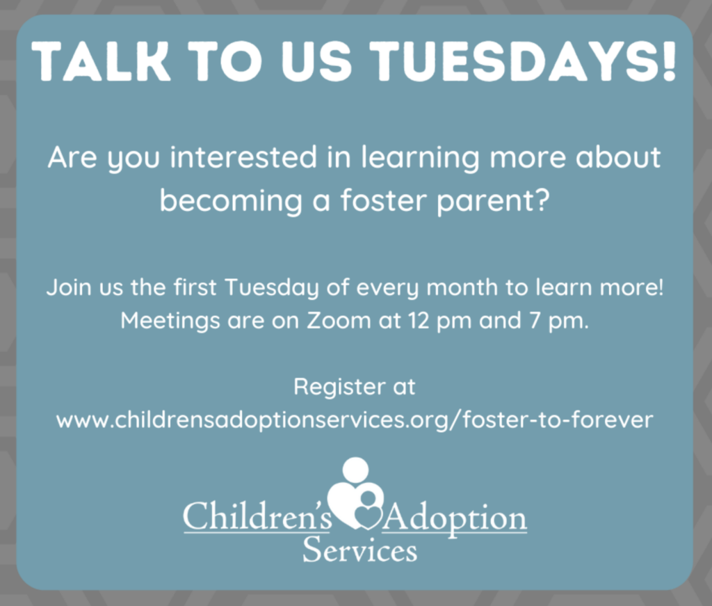 Foster Care information session - Carolina Adoption and Foster Care ...